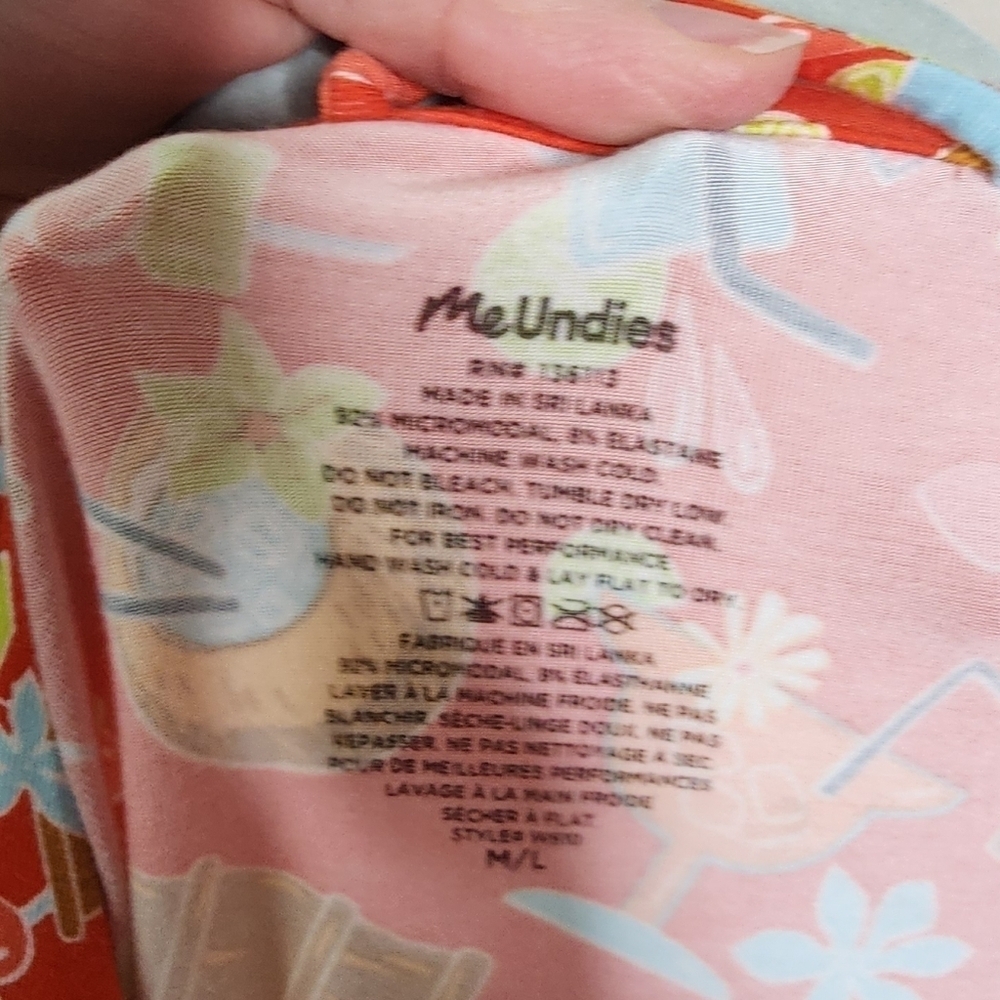 Me Undies Orange Tiki Robe M/L - Picture 4 of 4